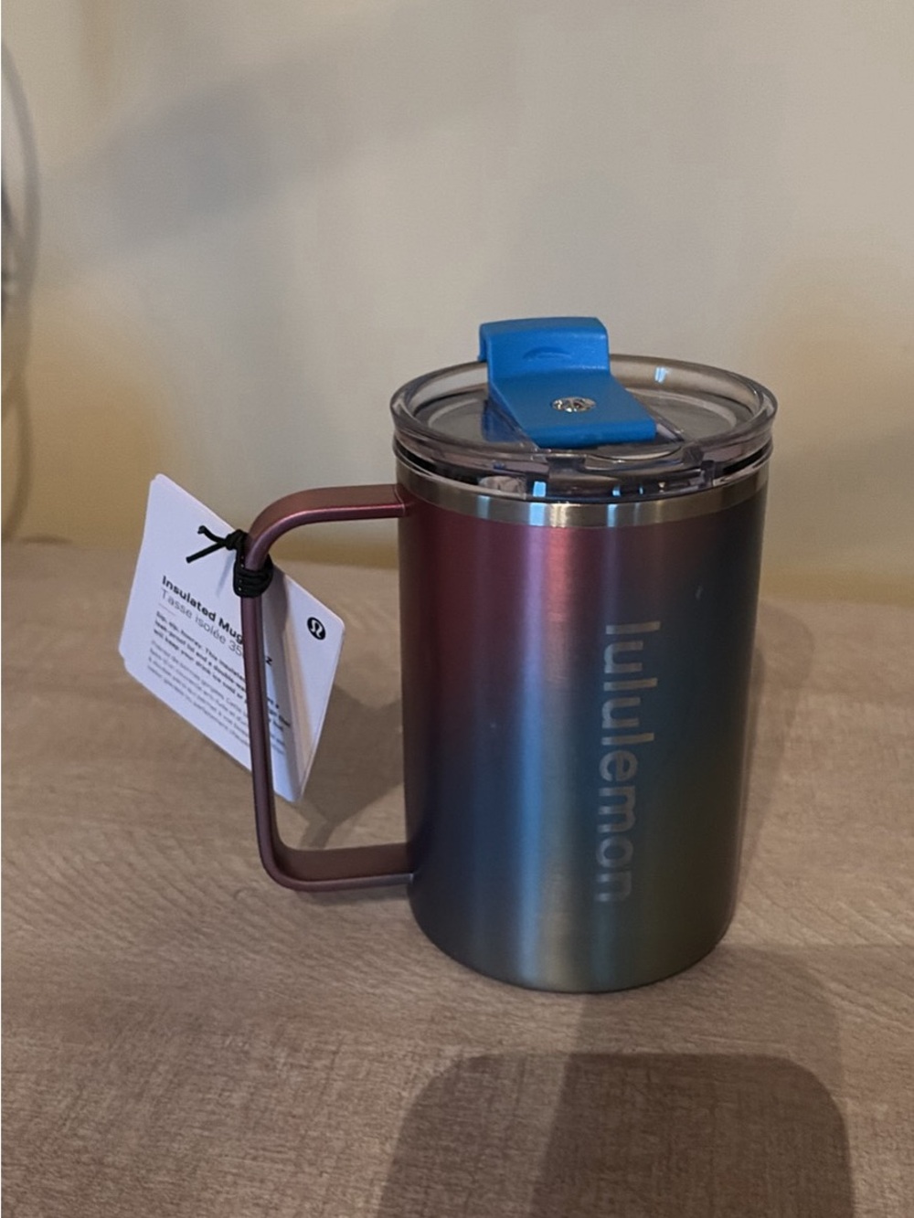 lululemon athletica Iridescent Multi-Color Insulated Travel Mug with Handle